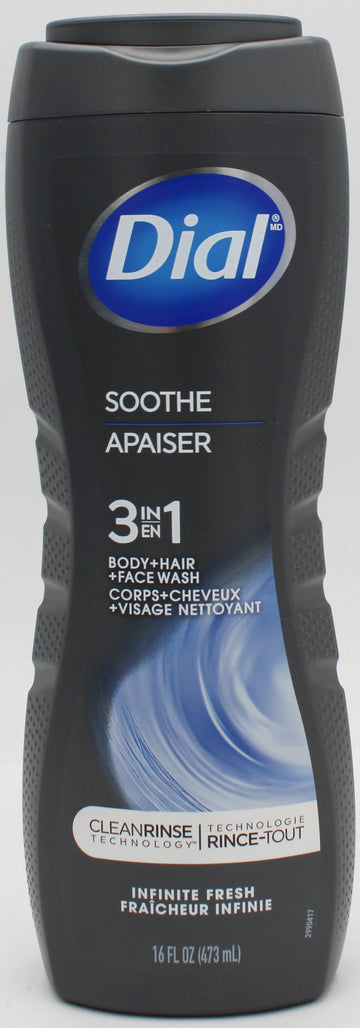 DIAL 16 OZ BODY WASH - SOOTHE INFINITE FRESH