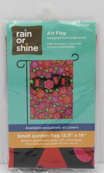 GARDEN FLAG - LOVE 12.5in x 18in