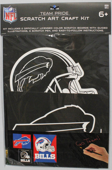 NFL BUFFALO BILLS SCRATCH ART CRAFT KIT