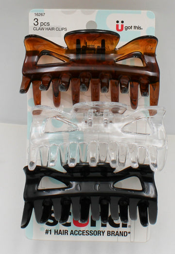 CONAIR JAW CLIPS 3ct NI