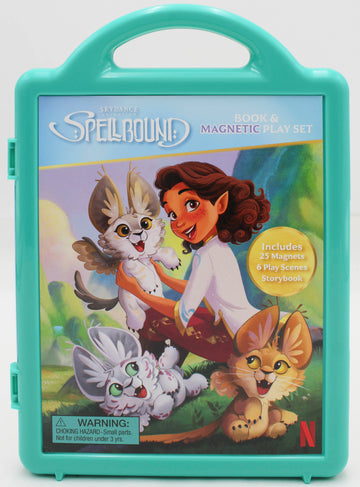 SPELLBOUND 32pg PAPERBACK BOOK & MAGNETIC PLAY SET