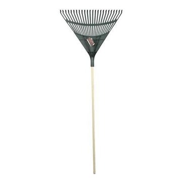 IIT 30910 Leaf Rake with Wooden Handle