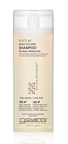 Giovanni Root 66 Max Volume Shampoo, 8.5 Fluid Ounce