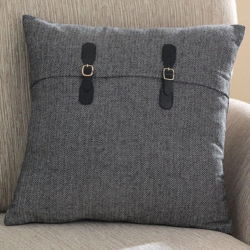 HERRINGBONE 18" PILLOW COVER