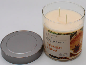 SIGNATURE SOY JAR CANDLE ORANGE CLOVE 15.1oz