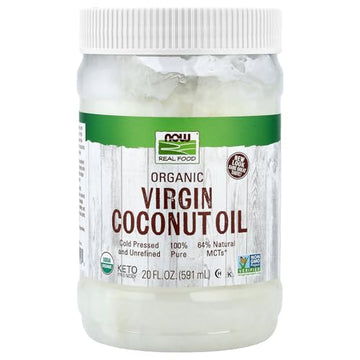 NOW Foods Organic Virgin Coconut Oil, 20 oz