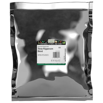 Frontier Co-op Peppermill Gourmet 3 Pepper Blend, Kosher, Non-Irradiated | 1 lb. Bulk Bag
