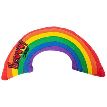 Yeowww! Catnip Rainbow Toy for Cats - Colorful Arch Shape - Durable Cotton Twill - Made in the USA - Stuffed with Organically Grown Catnip