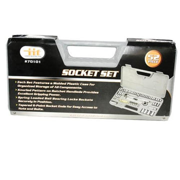 IIT 70101 Socket and Bit Set, 52-Piece