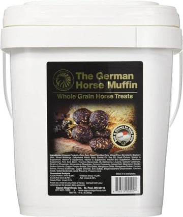 Equus Magnificus German Horse Muffins Bucket, 14-Pound