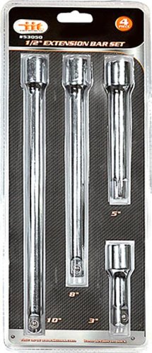 IIT 53050 1/2-Inch Extension Bar Set, 4-Piece