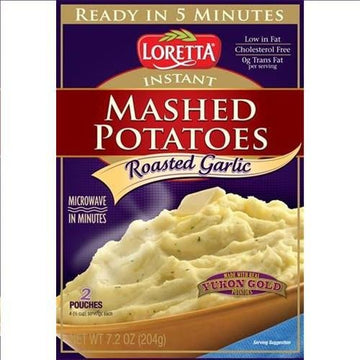 Loretta Instant Mashed Potatoes Roasted Garlic FlavorBox