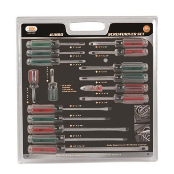 IIT 60320 Jumbo Screwdriver Set, 16-Piece