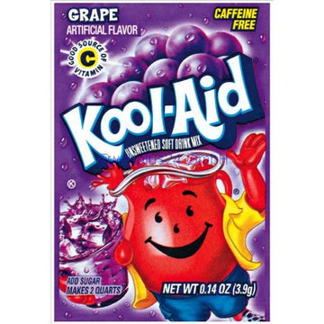 Kool-Aid, Unsweetened Grape Soft Drink Mix , 0.14 Ounce
