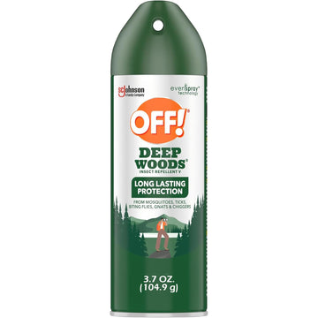 OFF! Deep Woods Insect Repellent Aerosol Spray, Long Lasting Mosquito & Tick Protection, 3.7 oz