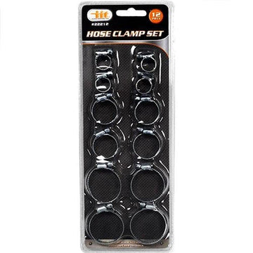 IIT 22212 Assorted HOSE Clamp Set, 12Piece,