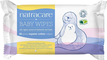 Natrcare LLC 0112 Organic Baby Wipes 50 Count(Pack of 2)