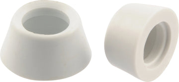 Hillman Hardware Essentials Replacement Door Stop Tip White 2 Pack 852362
