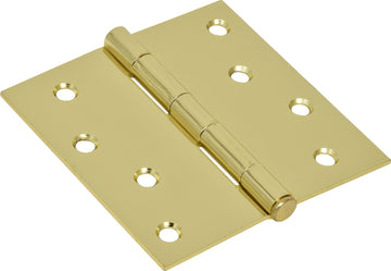 18-Pack 4" Hillman Brass Finish Door Hinges 853638