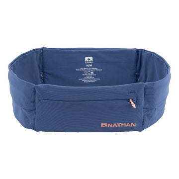 Nathan Zipster Running Belt for Men and Women, Bounce Free Waist Pack, Running Fanny Pack Women, Pockets with Zippers, Fits All iPhones