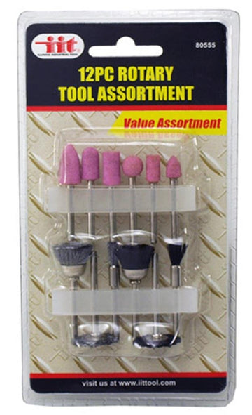 IIT 80555 Rotary Tool Assortment, 12-Piece