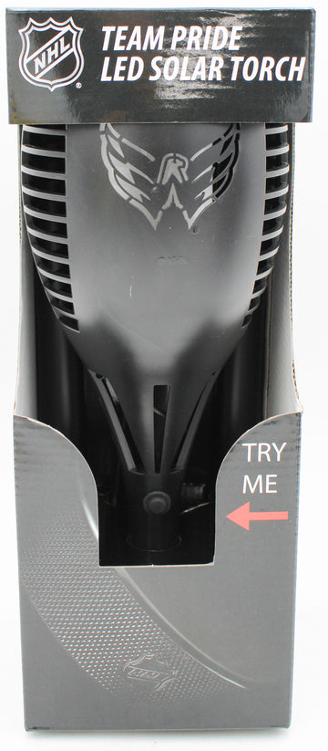 NHL WASHINGTON CAPITALS LED SOLAR TORCH 36"