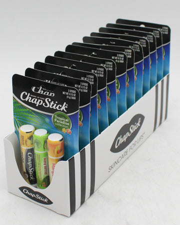 CHAPSTICK TROPICAL PARADISE 3CT .45OZ 2/2028