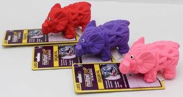 MULTIPET ORIGAMI PALS ELEPHANT (LATEX) DOG TOY - 3.5"