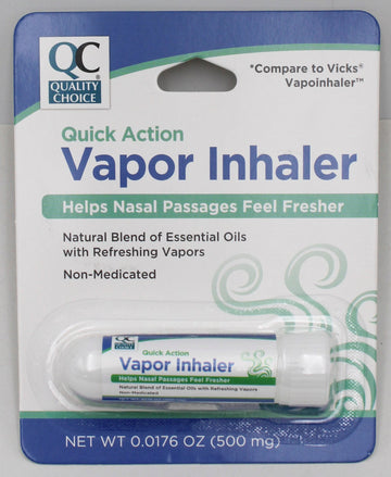 QUALITY CHOICE QUICK ACTION VAPOR INHALER .0176oz EXP 6/2028