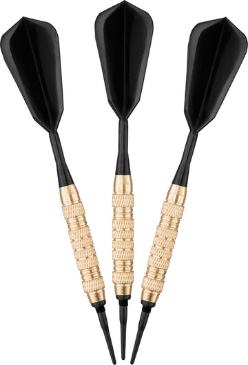 Fat Cat by GLD Products Highlander Soft Tip Darts, 16 Grams, Gold