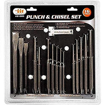 IIT 21020 16 Pc Punch & Chisel Set,