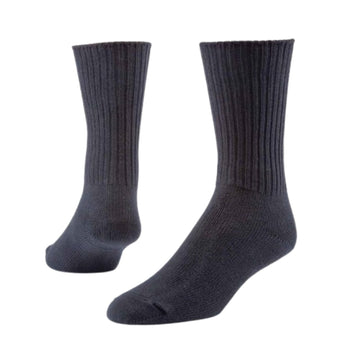 Maggie's Organic Cotton Crew Socks - 1 Pair - Black - Medium