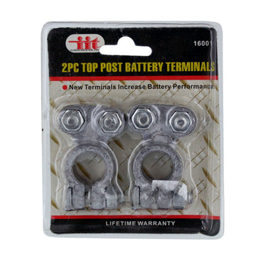 IIT 16001 Top Post Battery Terminals, 2Piece,