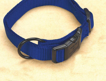 Hamilton Adjustable Dog Collar Medium Blue
