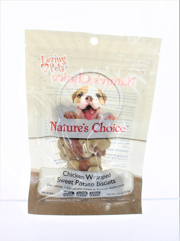 Natural Value Sweet Potato Biscuit Wrapped with Chicken Breast