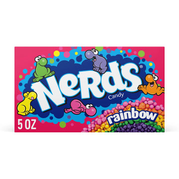 Nerds, Candy, Theater Box, Rainbow, Crunchy Fruity, 5 Ounce