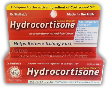 Hydrocortisone 1% Anti -Itch Cream 0.5 oz