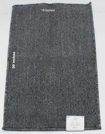 KITCHEN RUG GRAPHITE 18X30