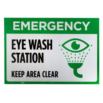 Emergency Eye Wash Station Decal