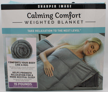 SHAPR IMGE WGHTD BLANKT 15LB-GRY.