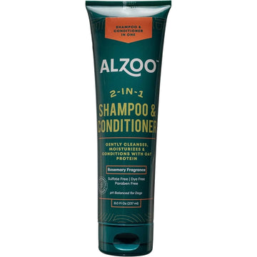 ALZOO 2-in-1 Shampoo with Conditioner for Dogs 8 oz.