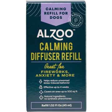 ALZOO Plant-Based Calming Diffuser Refill for Dogs