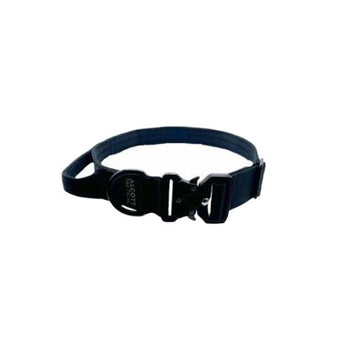 Alcott CLR MD TCT BK Tactical Dog Collar, Black - Medium