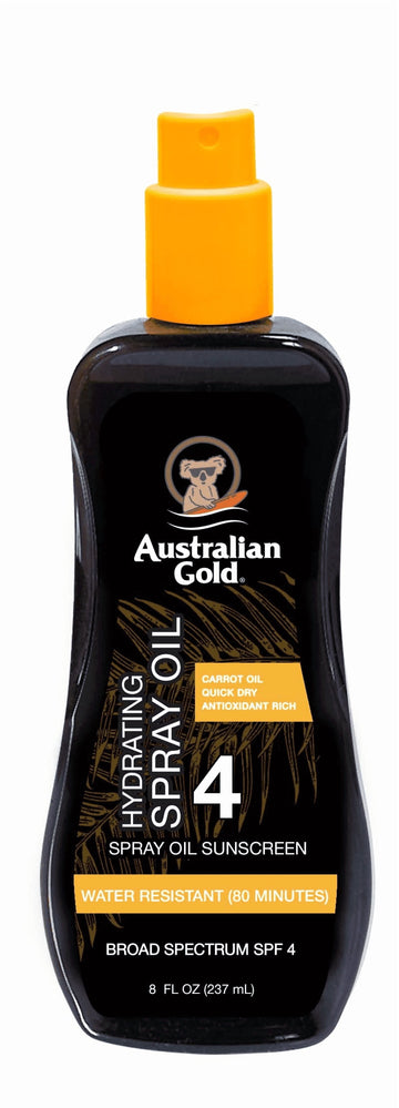 Australian Gold Spray Oil, SPF 4, 8 fl. oz