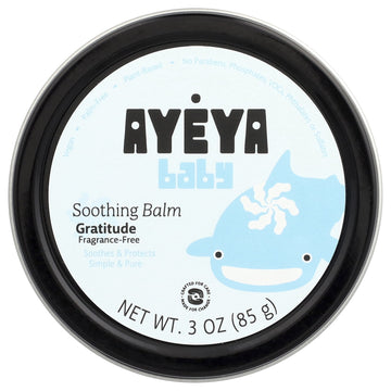 Ayeya Baby, Soothing Balm, Fragrance-Free, 3 oz (85 g)
