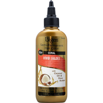 Bigen Semi Permanent Hair Color #CL4 Coral, 3 oz