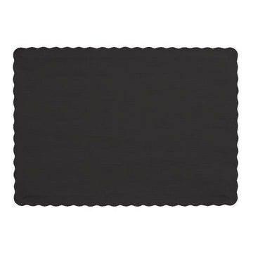 Black Placemats, 50-Pack