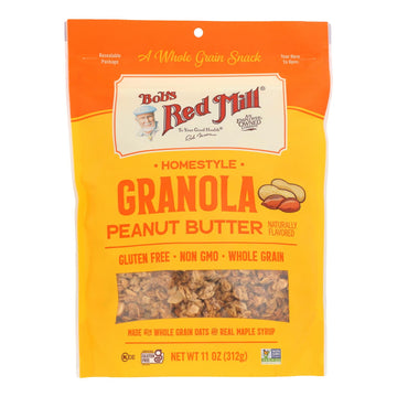 (Price/Case)Bob's Red Mill - Granola Peanut Butter - Case of 6-11 OZ