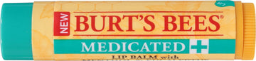 Medicated Lip Balm by Burts Bees for Unisex - 0.15 oz Lip Balm