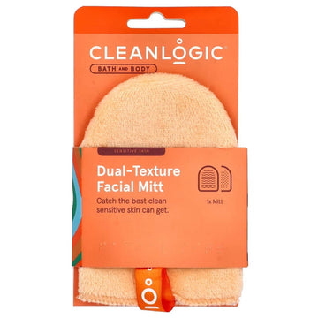 Cleanlogic Facial Mitt, Dual Texture - 1 ct
